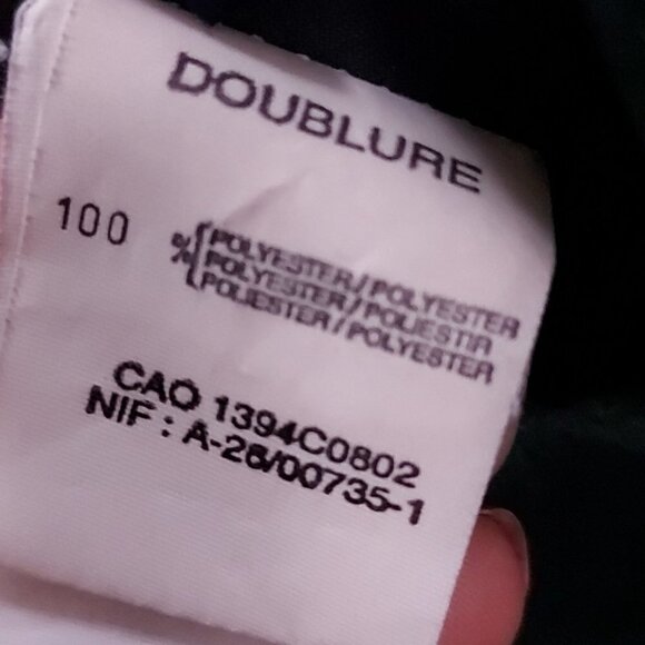 classic VINTAGE NAVY 100% WOOL HIGH-WAISTED SKIRT - Picture 7 of 7